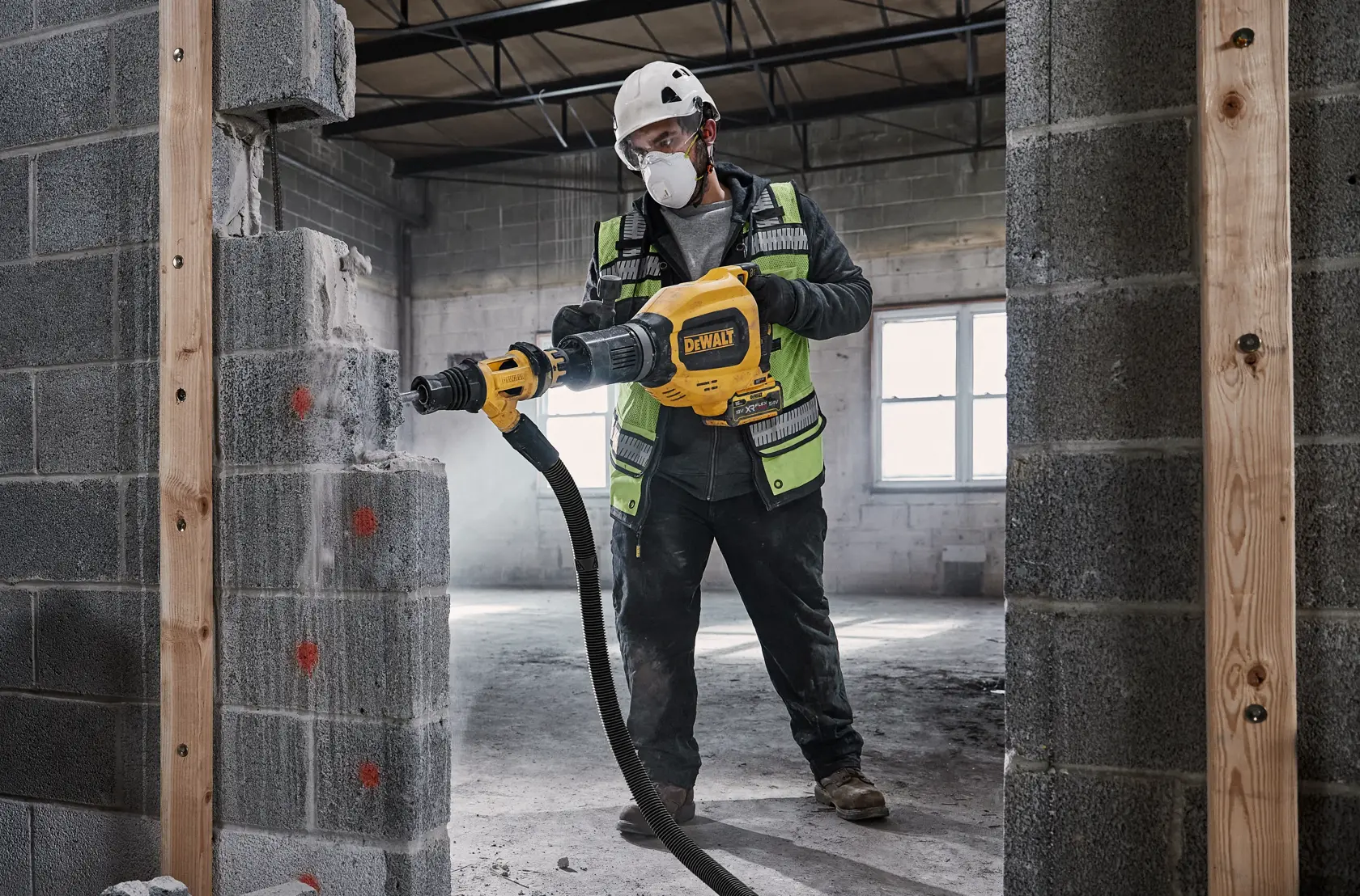 Ciocan demolator FLEXVOLT de 11 kg, XR, de 54 V - doar scula
