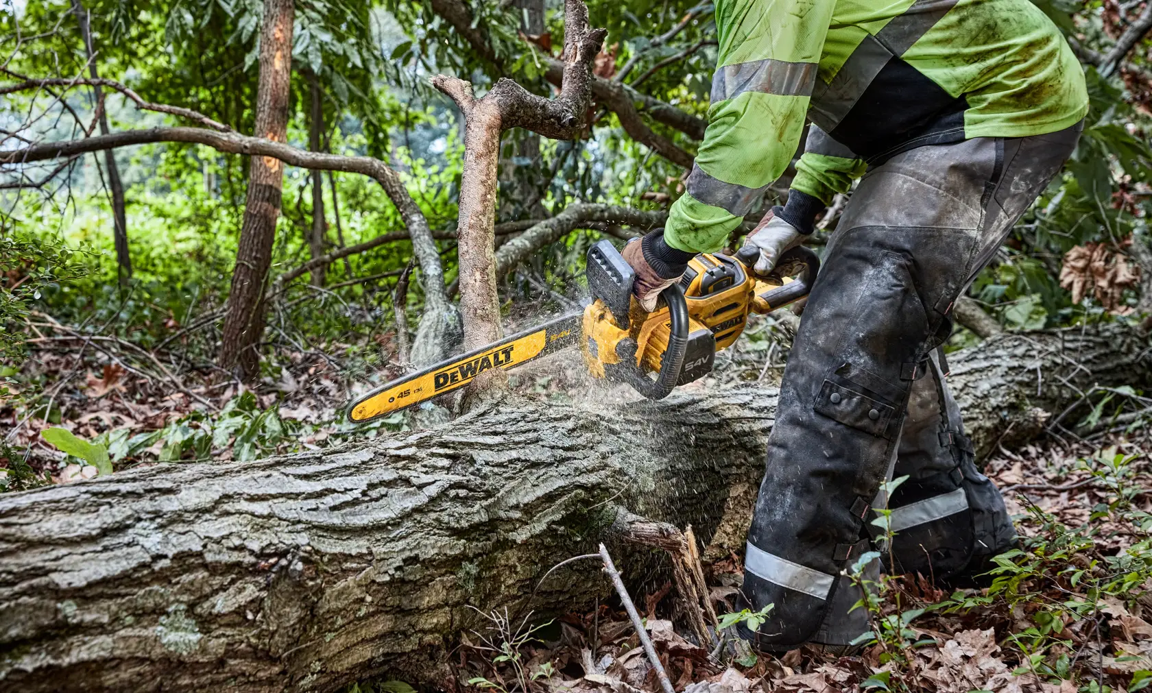 Drujbă DEWALT® 54V XR® FLEXVOLT® 45 cm, 1 x 9Ah