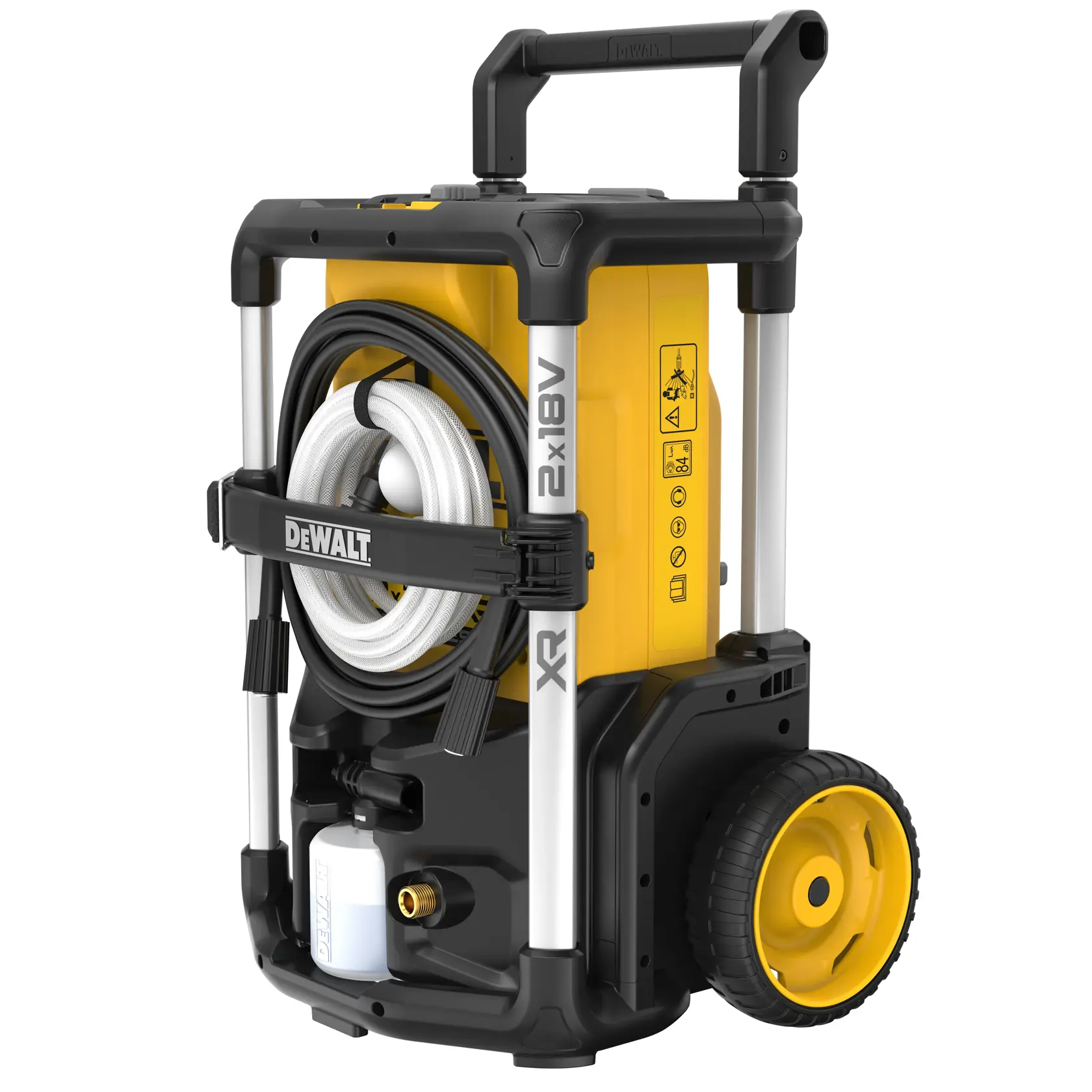 APARAT DE CURĂȚAT CU PRESIUNE, FĂRĂ PERII, XR 2X18 V