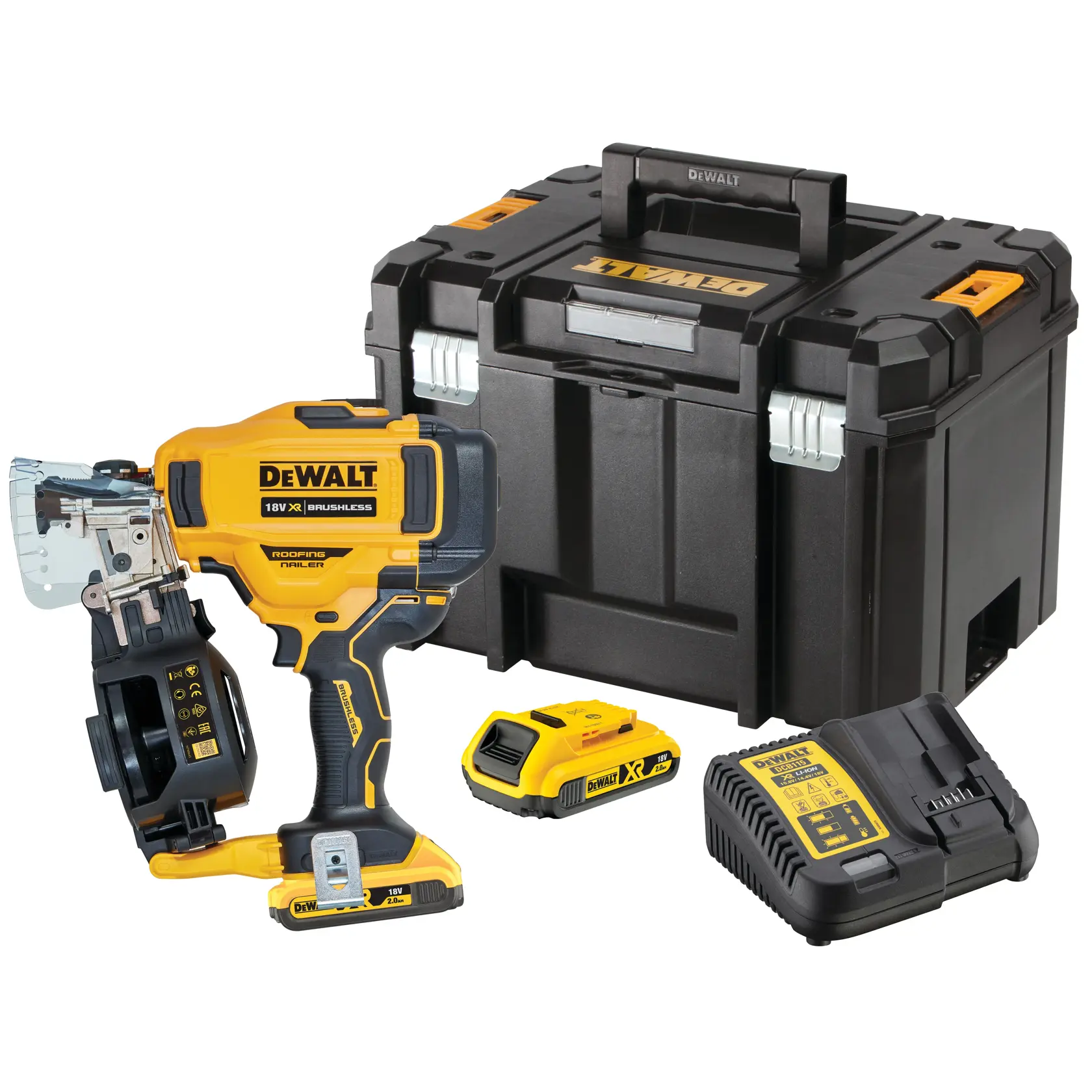 Cuie cu acumulator de 18V XR fără fir pentru acoperișuri (2 x 2 Ah)