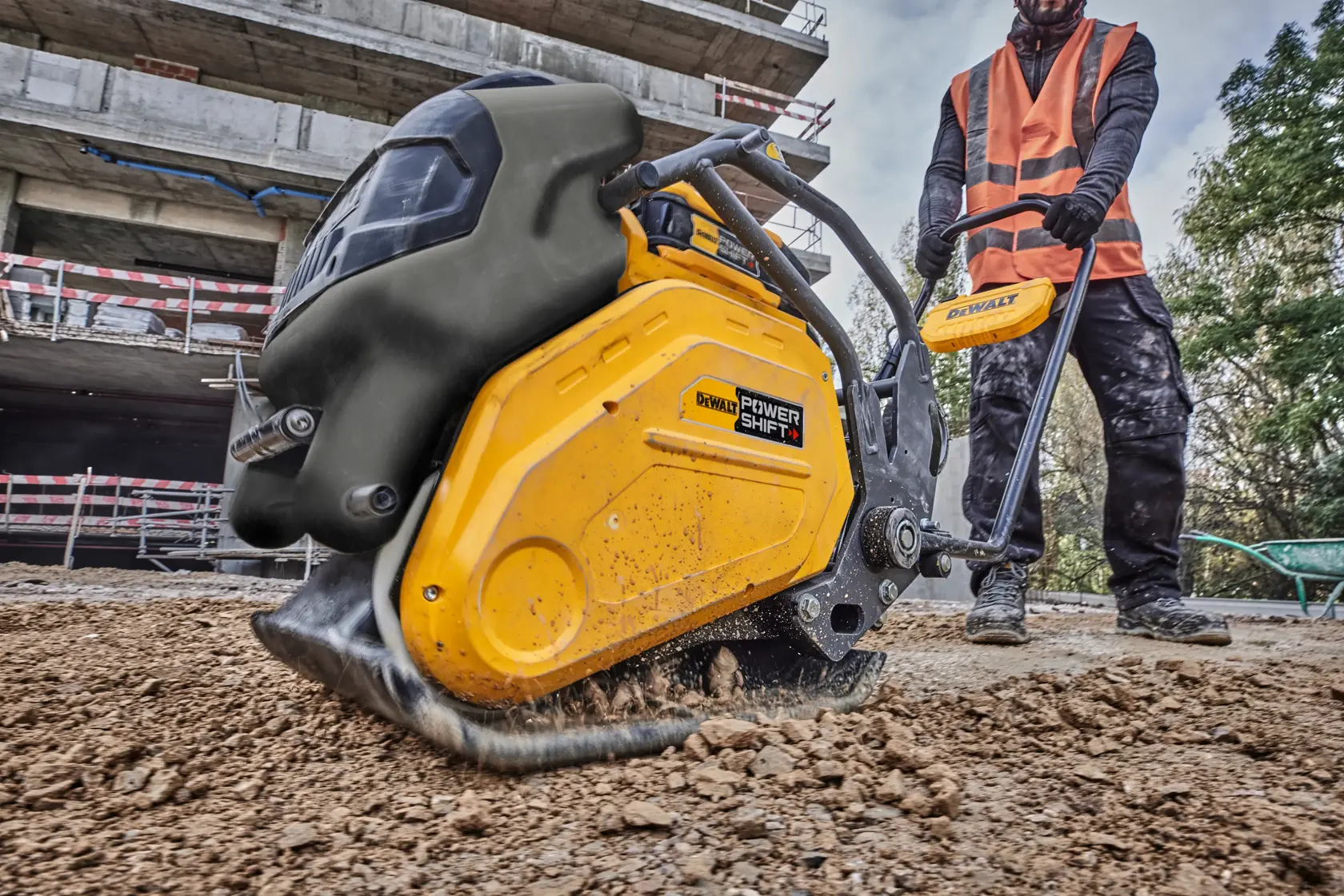 PLACĂ COMPACTOARE DEWALT® POWERSHIFT™