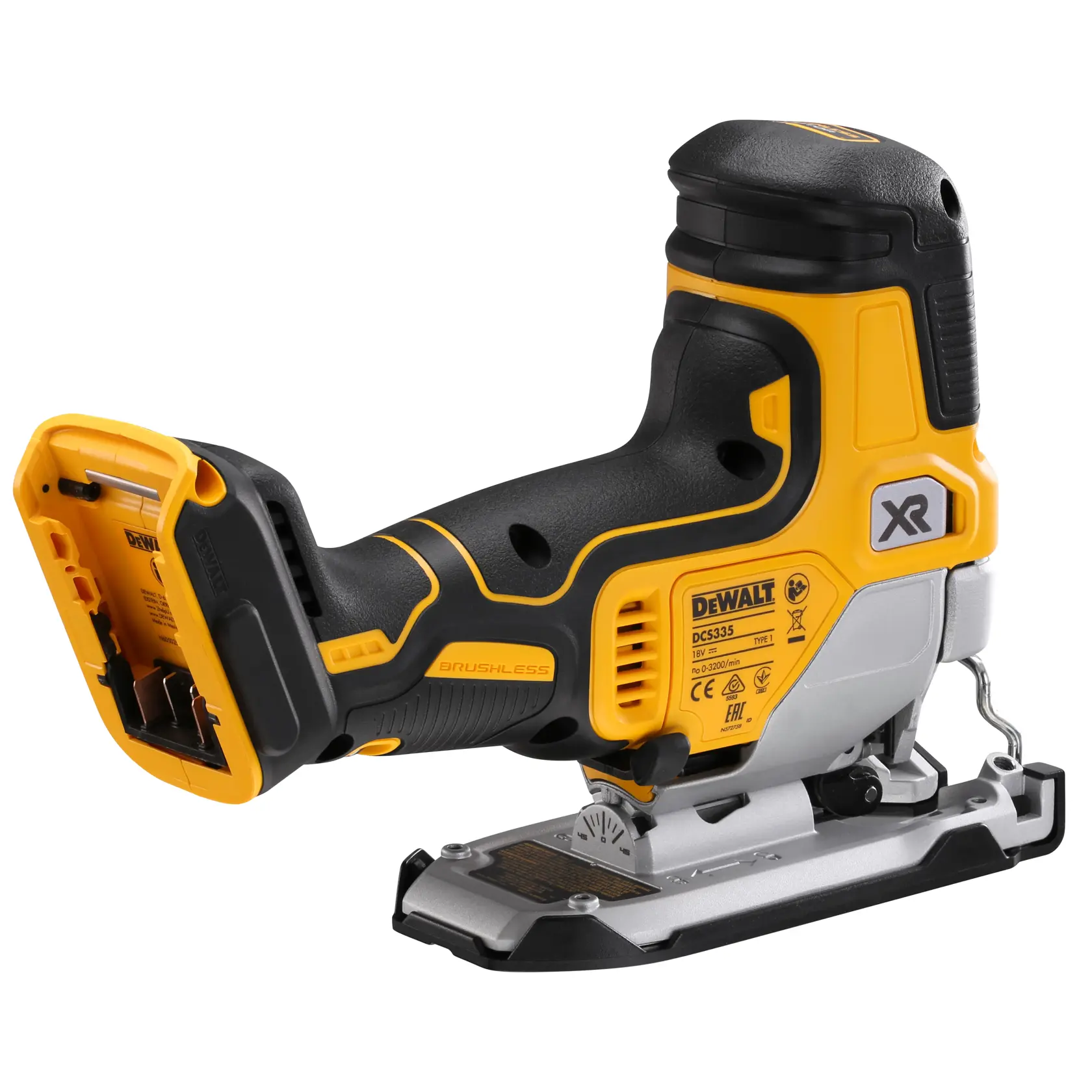 Ferăstrău pendular cu prindere de corp și motor fără perii XR de 18 V - Unitate fără accesorii