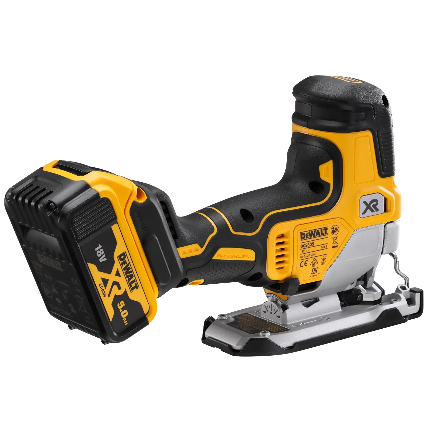 Ferăstrău pendular cu prindere de corp cu motor fără perii XR 18 V - 2 X 5Ah
