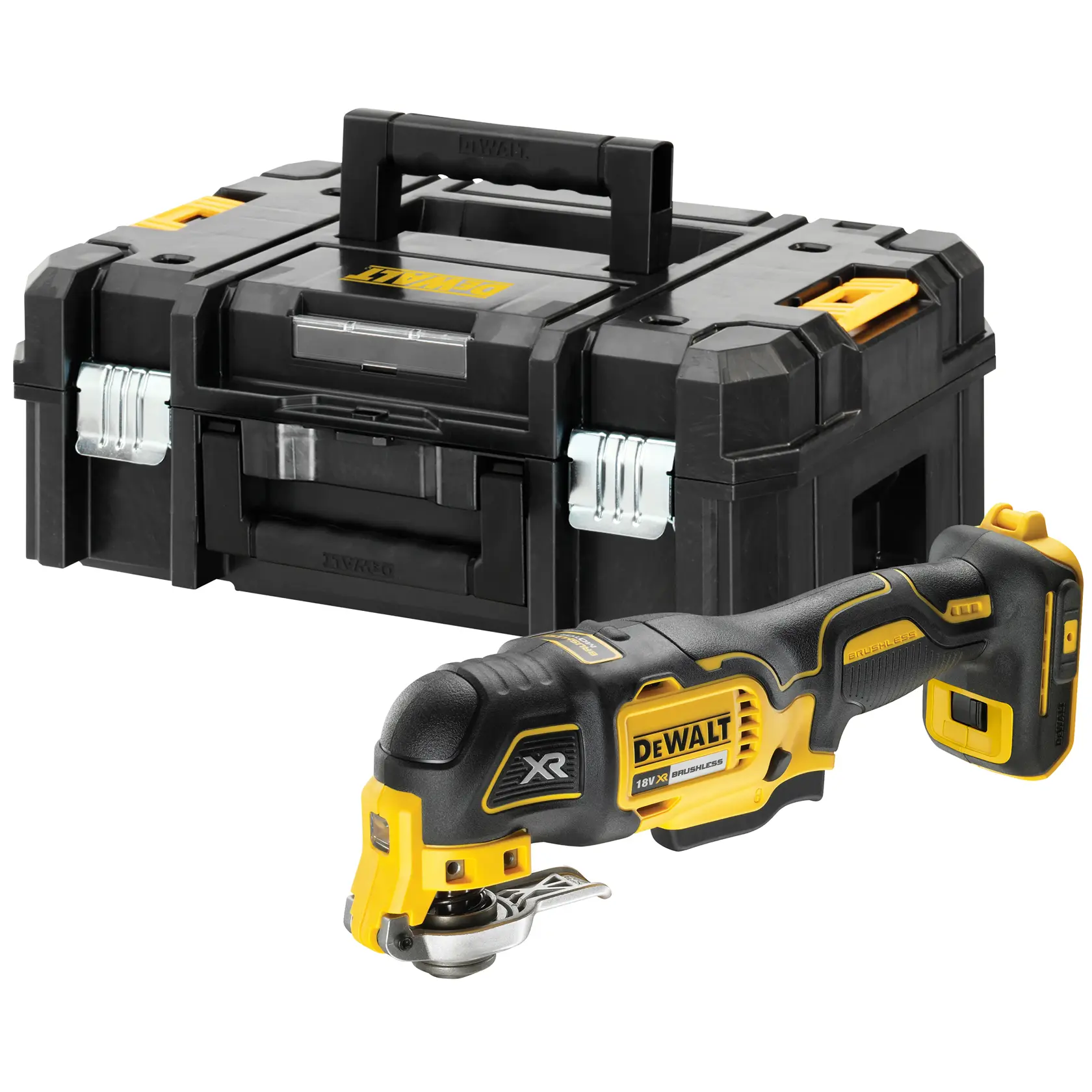 Sculă multifuncțională oscilantă fără perii cu 3 viteze XR de 18 V - Unitate fără accesorii