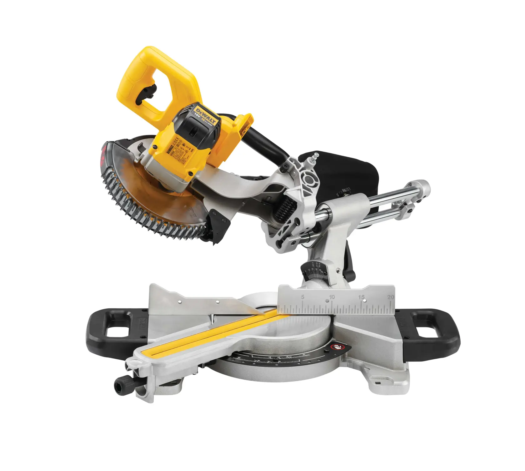 Ferăstrău unghiular XR de 18 V, de 184 mm - Unitate fără accesorii