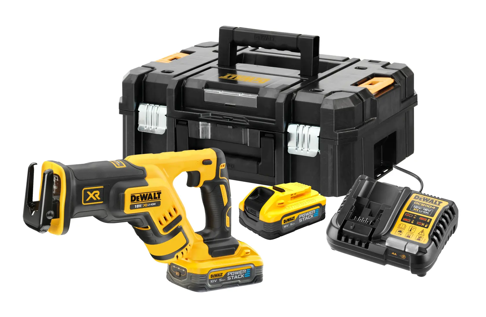 Fierastrău tip sabie, compact, fără perii, XR de 18 V - 2 X POWERSTACK™ 5 AH