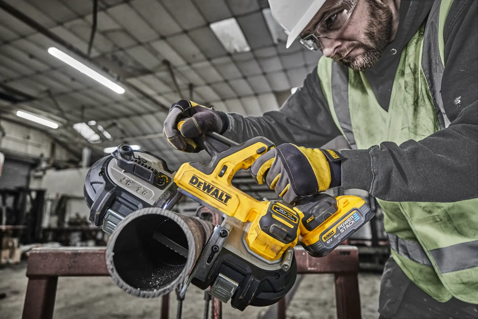 Ferăstrău cu bandă cu motor fără perii XR de 18 V - Unitate fără accesorii