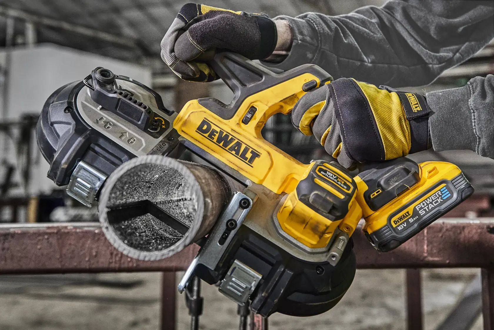 Ferăstrău cu bandă cu motor fără perii XR de 18 V - Unitate fără accesorii