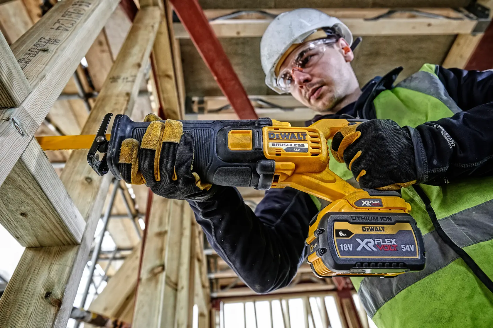Ferăstrău alternativ de 54 V XR Flexvolt - 2 X 6Ah