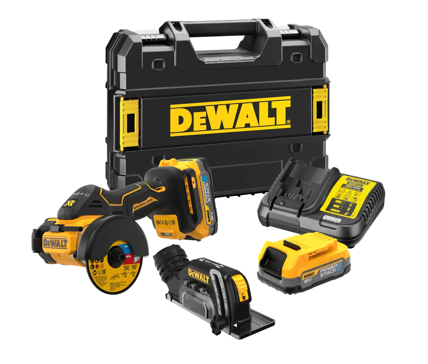 Sculă de debitat de 76 MM, cu motor fără perii,  XR de 18 V - 1 X POWERSTACK™