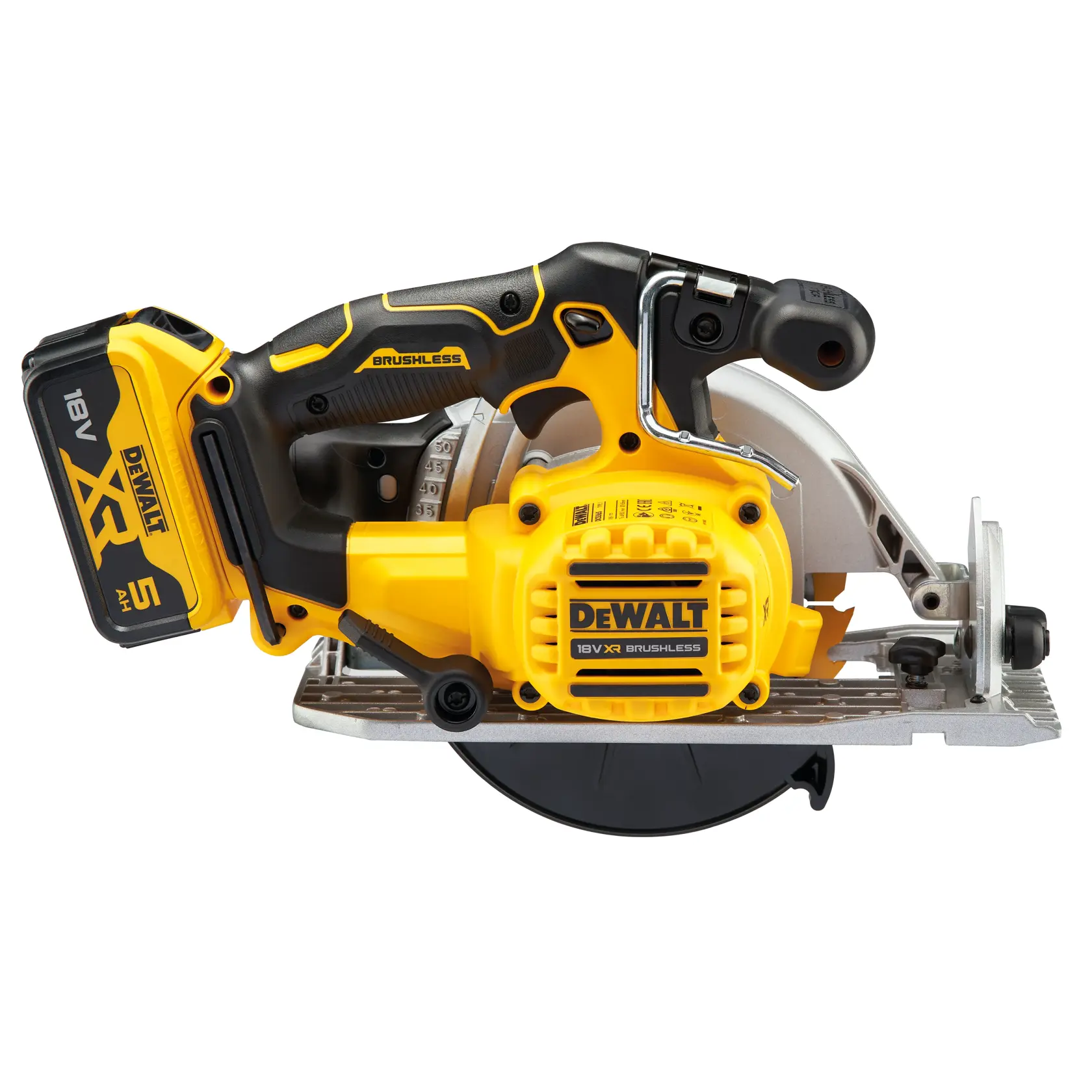Ferăstrău circular XR de 18 V, de 165 mm - 2 X 5 Ah