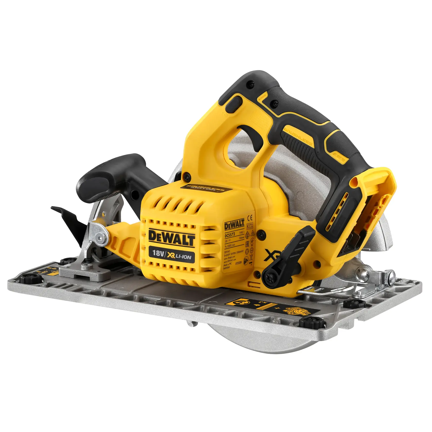 Ferăstrău Circular Compatibil cu Șină cu motor Fără Perii XR de 18 V - Unitate fără accesorii