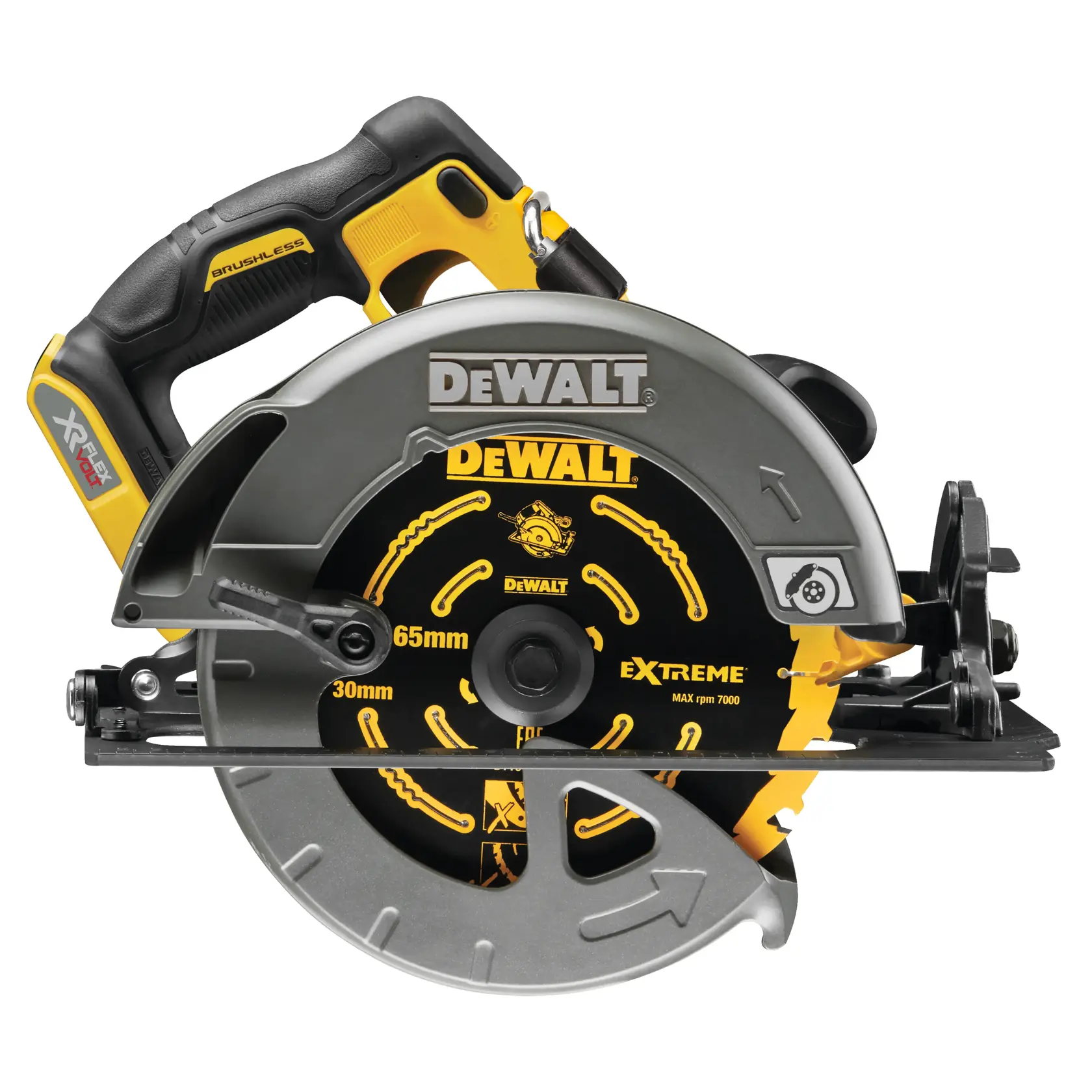 Ferăstrău circular XR de 54 V FLEXVOLT, de 190 mm - Unitate fără accesorii
