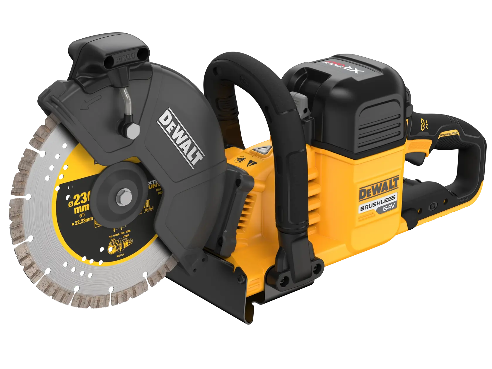 Mașină de debitat DEWALT® 54V XR® FLEXVOLT® 230 mm