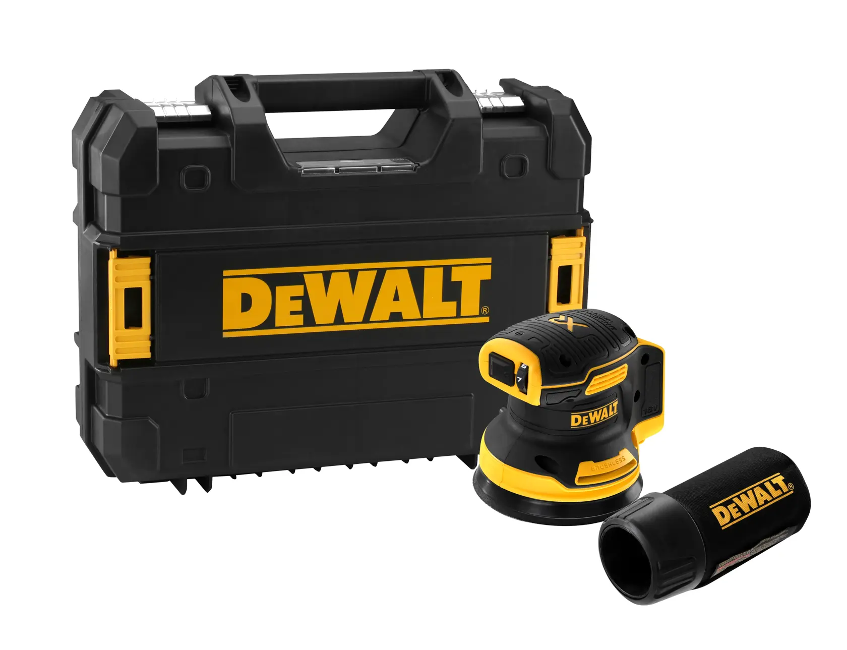 Șlefuitor 18V XR de 125 mm cu motor fără perii - Unitate fără accesorii