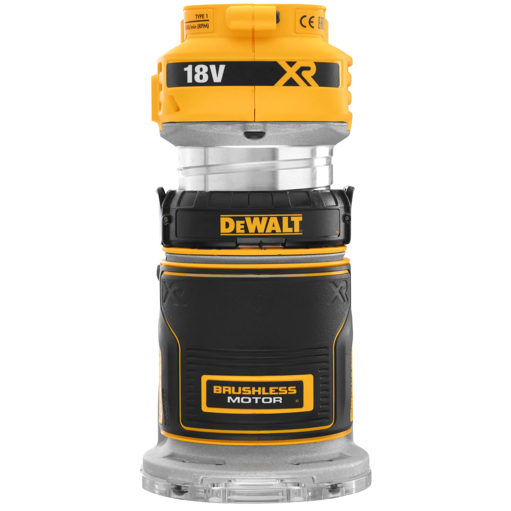 Mașină de frezat XR de 18 V, cu motor fără perii, de 8 mm (1/4") - Unitate fără accesorii