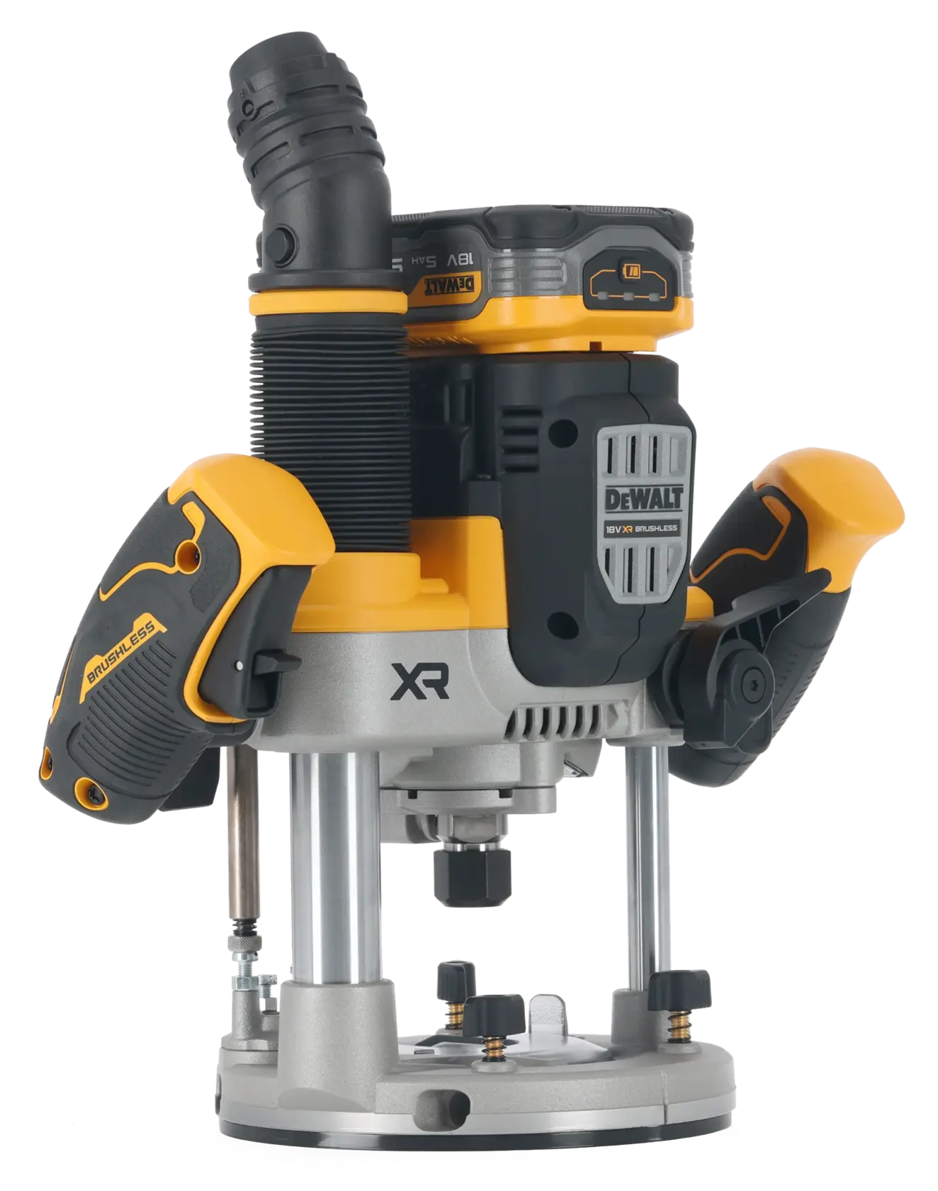 Mașină de frezat XR fără perii, 18 V, ½" 70 mm - 2 sisteme POWERSTACK™ 5 AH