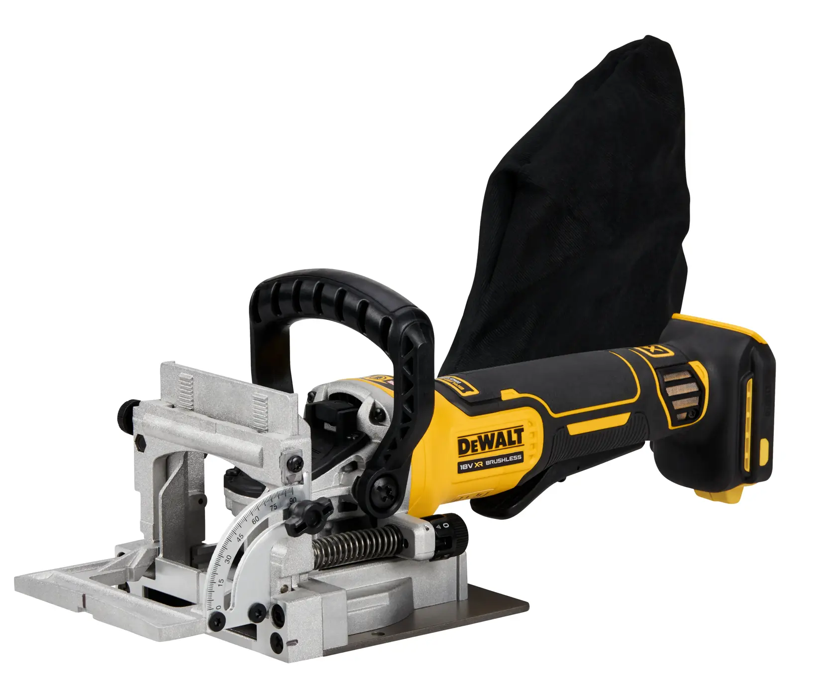 Mașină de frezat pentru îmbinări lamelare DEWALT® 18V XR® cu motor fără perii (fără acumulator și încărcător)