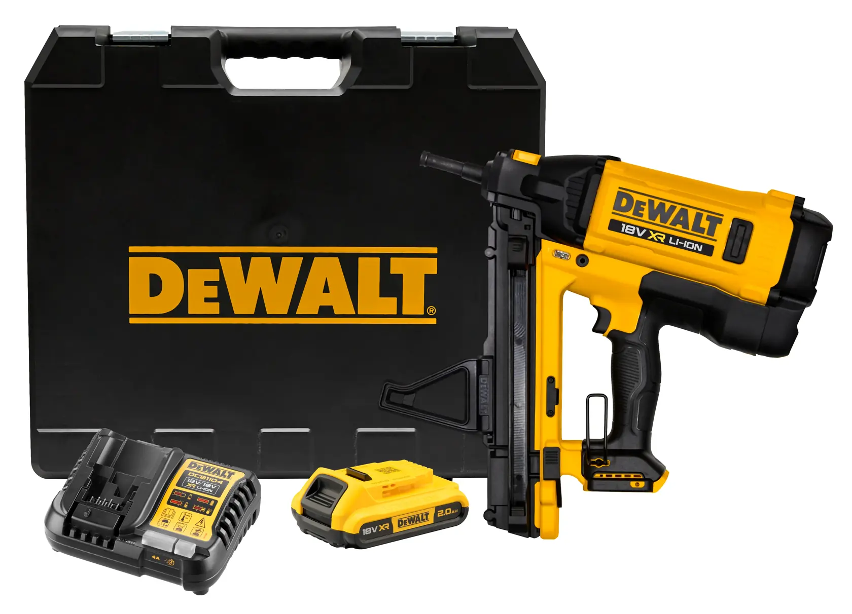 Pistol de cuie pentru beton cu gaz XR de 18 V - 1 x 2 Ah