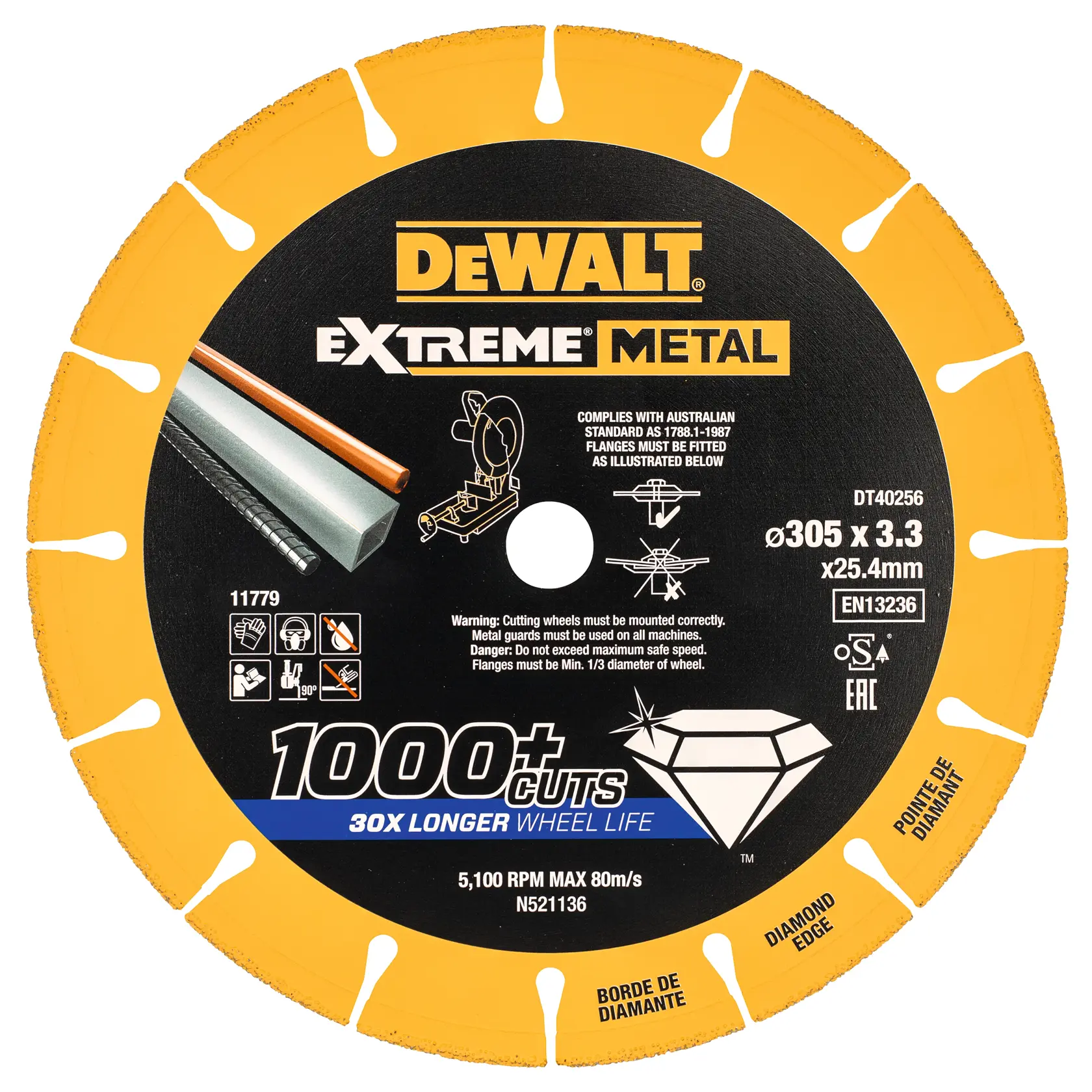 Disc diamantat Extreme 300 x 25,4 x 3,3 mm