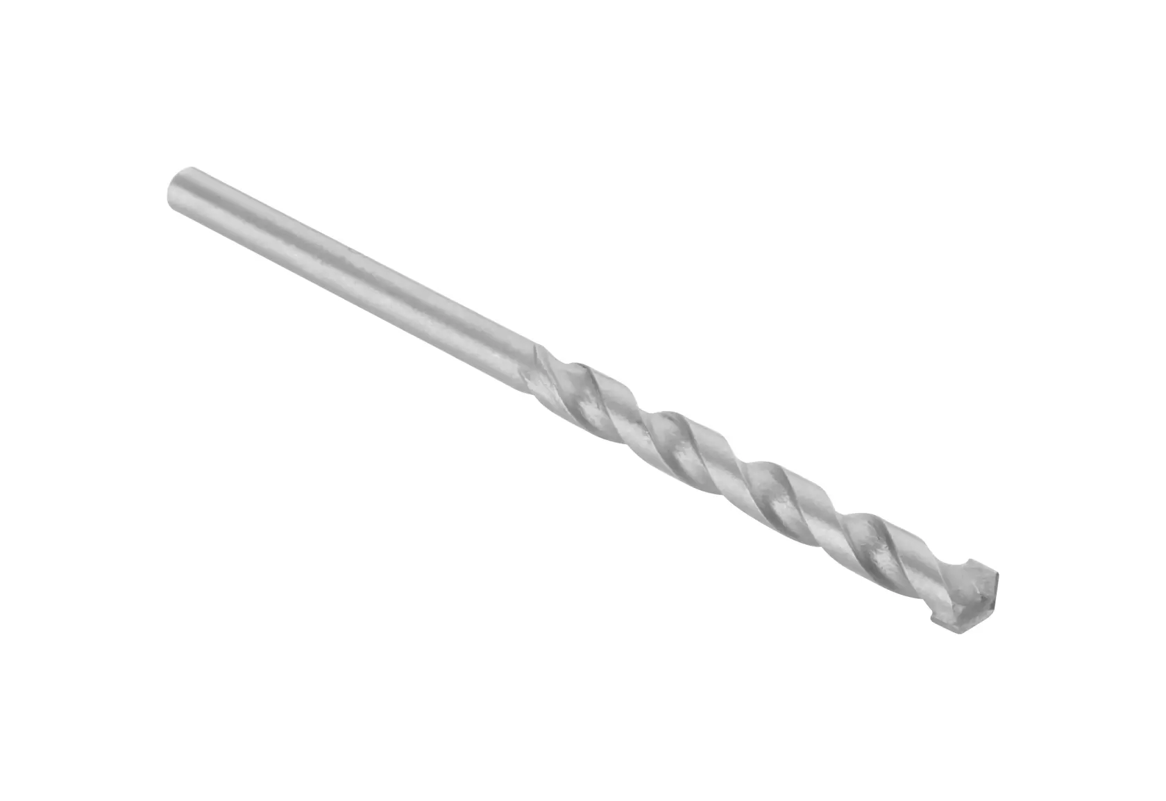 Una broca para mampostería DEWALT DT6507 con espiral sobre fondo blanco.
