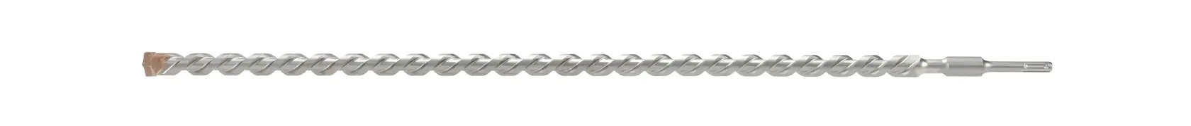 Long spiral DEWALT drill bit with SDS shank, suitable for masonry and concrete drilling applications.