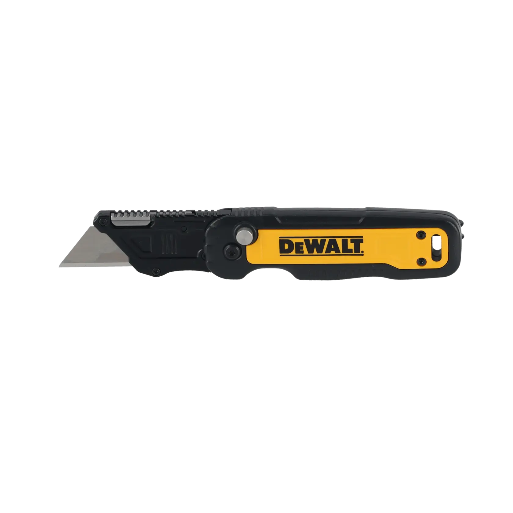 Cuțit utilitar pliabil DEWALT® Push and Flip cu lamă fixă