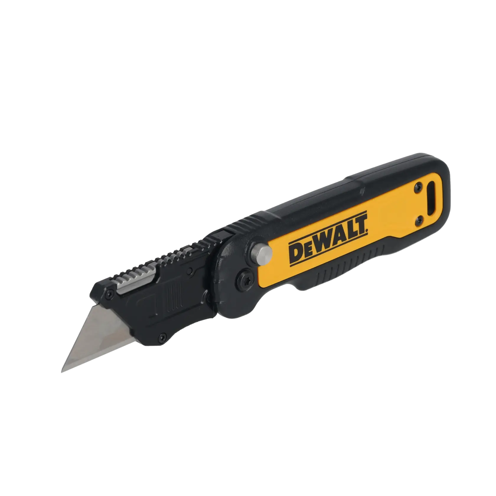 Cuțit utilitar pliabil DEWALT® Push and Flip cu lamă fixă
