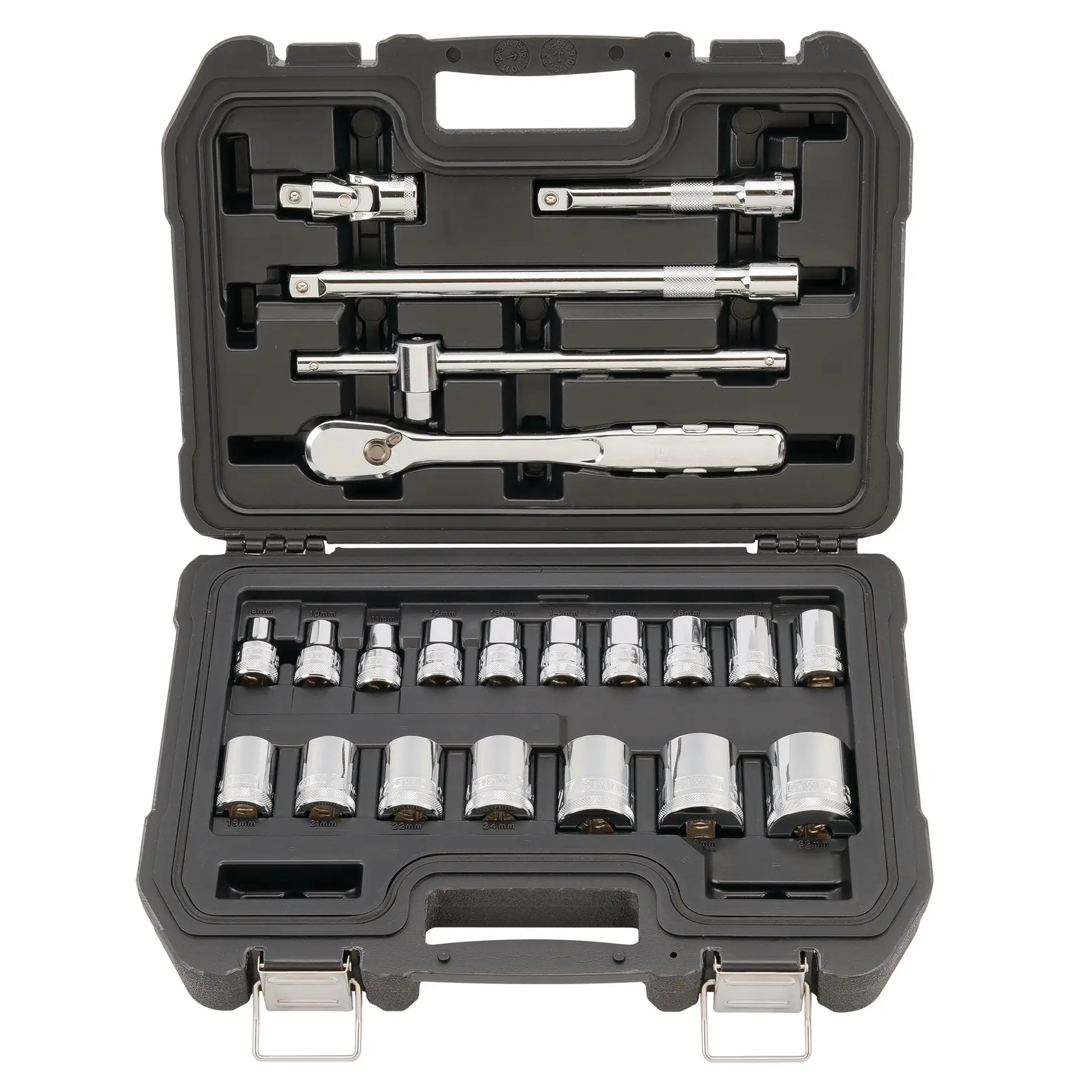 Set complet de 22 de piese pentru prize metrice de 1/2".