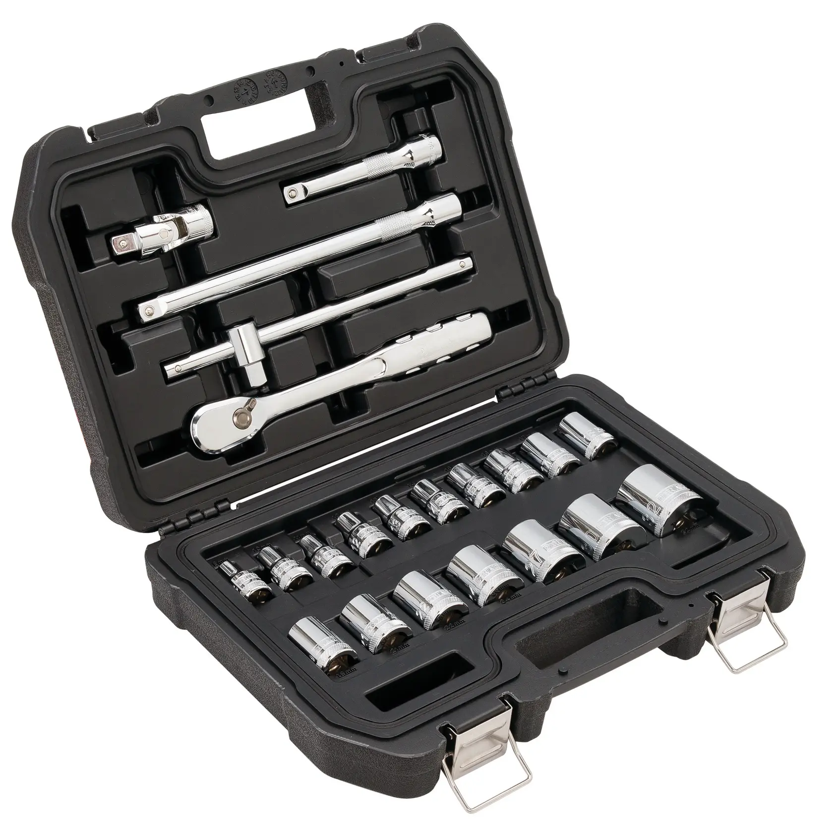 Set complet de 22 de piese pentru prize metrice de 1/2".