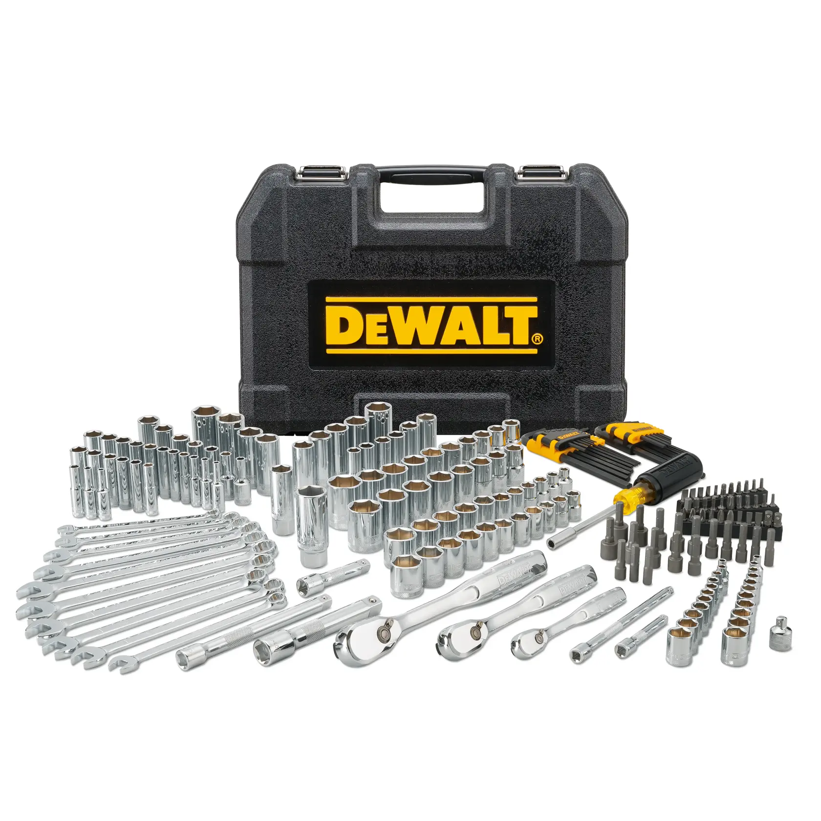 Set de 205 piese metrice | Imperial 1/4" 3/8" 1/2" set de scule mecanice