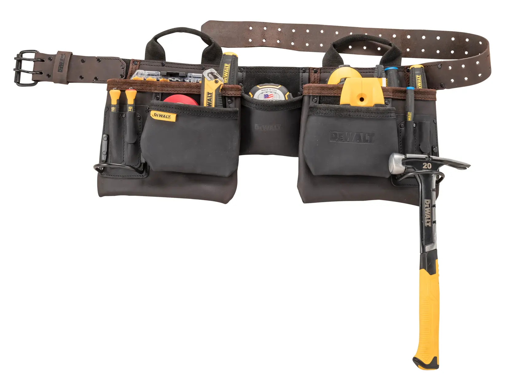 Șorț DEWALT® din piele pentru unelte